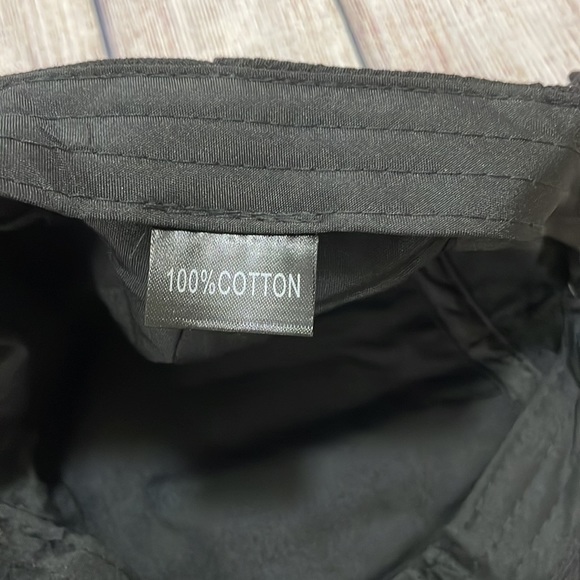 🌸 Clearance! 🌸 Men Black Ivy Cap 100% Cotton One Size - Picture 5 of 5